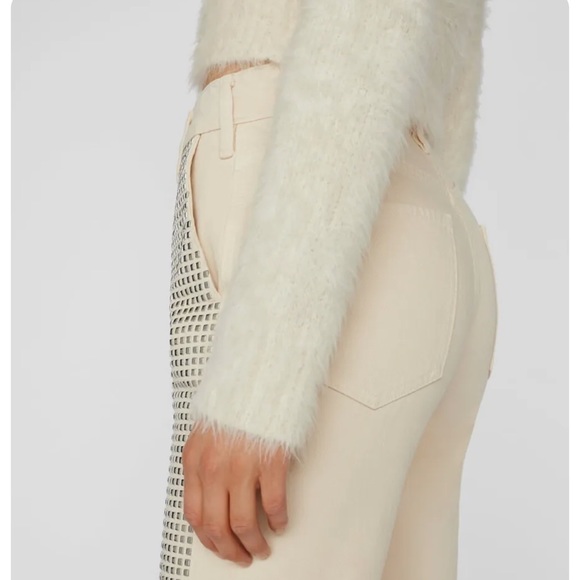 NWT Frame Le Jane studded trouser jeans - Picture 3 of 6